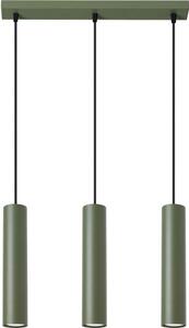 Sollux SL.1486 - Lampadario a sospensione con filo LAGOS 3xGU10/10W/230V verde