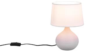 Lampada tavolo da Interno E14 in Vetroceramica Cappuccino
