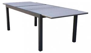 Tavolo Allungabile Pental 180/240x100x73 h cm in Alluminio Antracite