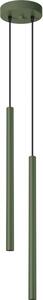 Sollux SL.1519 - Lampadario a sospensione con filo PASTELO 2xG9/8W/230V verde