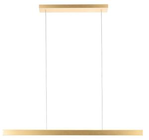 Lampada a sospensione - oro - BrightLine - plastica metallo - grande lampada da tavolo da pranzo - LED - 4202GO - Mexlite