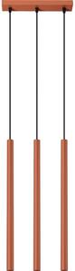 Sollux SL.1526 - Lampadario a sospensione con filo PASTELO 3xG9/8W/230V rosso