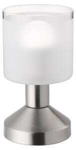 Lampada tavolo da Interno E14 in Metallo Nickel Opaco