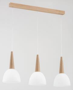 Sospensione 62208 ALFA BERA 3 luce legno