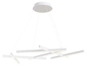 Lampada pendente Modern in Alluminio Line Bianco