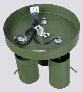 Sollux SL.1503 - Faretto RING 3xGU10/10W/230V verde