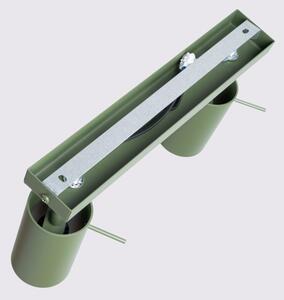Sollux SL.1501 - Faretto RING 2xGU10/10W/230V verde