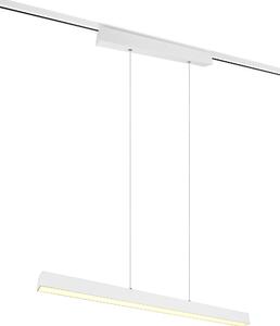 Lampada a Sospensione da Interno a led in Metallo Bianco Opaco