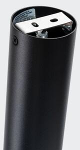 Sollux SL.1409 - Faretto NERO 1xGU10/10W/230V 22,5 cm nero/cromo lucido