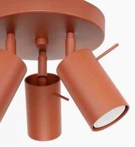Sollux SL.1509 - Faretto RING 3xGU10/10W/230V rosso