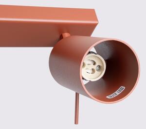 Sollux SL.1510 - Faretto RING 4xGU10/10W/230V rosso