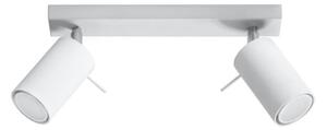 Sollux SL.0088 - Faretto RING 2 2xGU10/10W/230V bianco