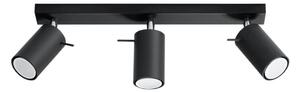 Sollux SL.0093 - Faretto RING 3 3xGU10/10W/230V nero