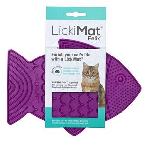 Leccapiedi per gatti Felix Purple - LickiMat