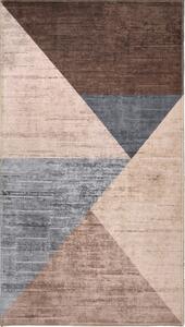 Tappeto lavabile marrone e beige 150x80 cm - Vitaus