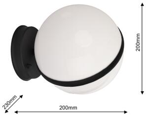 Applique da esterno CIRCULO 1xE27/40W/230V IP44
