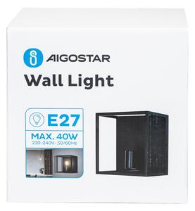 Applique da parete Wall Light Nero IP20 1 x E27 Aigostar