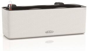 LECHUZA Fioriera CUBE color triple con Supporti Bianca 13680