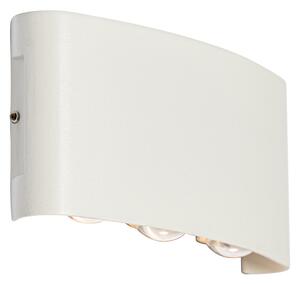 Buiten wandlamp wit incl. LED 6-lichts IP54 - Silly