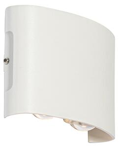 Buiten wandlamp wit incl. LED 4-lichts IP54 - Silly