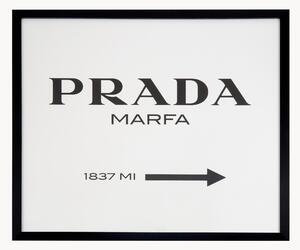 Stampa digitale incorniciata Prada Marfa