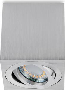 Faretto Sweet LED quadrato Faretto GU10 5W alluminio 80 mm Faretti da soffitto