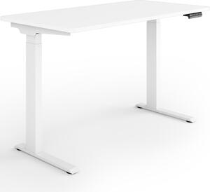 ESMART ESX-121WW 120x60 cm Bianco Scrivania ergonomica in piedi/seduta Installazione rapida Regolabile elettricamente in altezza in modo continuo 73-123 cm 4x memoria Soft-Start/Stop Montaggio rapido