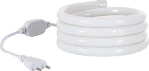 Striscia LED neon dimmerabile 220V verde rotonda 360° 9W/m taglio 100cm IP67 su misura 1 m