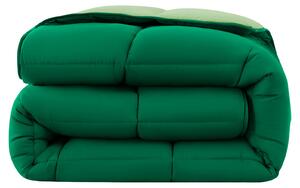 Piumino trapuntato wometo Design reversibile ca. 135x200 cm – verde scuro e verde – piumino trapuntato colorato per tutte le stagioni (estate e inverno) I colorato e utilizzabile senza fodera aggiuntiva I OEKO-TEX