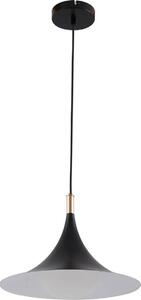 Lindby lampada a sospensione Jarl, nero, metallo, Ø 35 cm, G9
