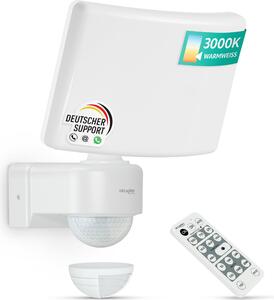 Oktaplex Cali faretto IP65 con rilevatore di movimento e telecomando Bianco caldo con funzione master Bianco