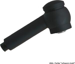 KWC A225, soffione estraibile, nero opaco (dal 1/2018), Z538101136