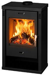 Stufa a legna EEK A+ Victoria Torino, nera – 7,52 kW