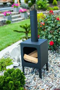 Caminetto da giardino Markone 200-2 (laccato): 35 x 35 x 115 cm