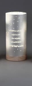 Set di 2 luci decorative a LED con dente di leone e timer 20 cm