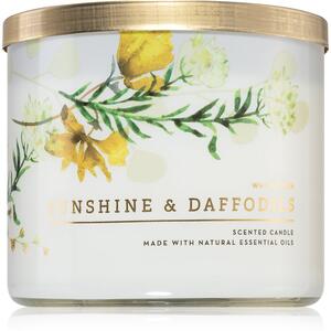 Bath & Body Works Sunshine and Daffodils candela profumata con oli essenziali 411 g
