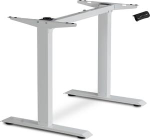 ESMART Germany ETX-121G Grigio - Telaio ergonomico per scrivania sit-stand Regolabile elettricamente in altezza in modo continuo da 71 a 121 cm 3x memoria Promemoria attività Soft-Start/Stop