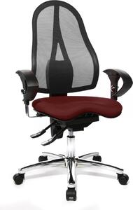 Sedia girevole da ufficio Topstar "Sitness 15", bordeaux