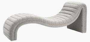 Chaise longue in bouclé Pioneer