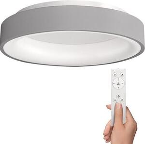 Solight LED plafoniera rotonda Treviso, 48W, 2880lm, dimmerabile, telecomando, grigio