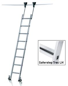 Scala a pioli mobile Zarges, modello Saferstep Trec LH, con 8 gradini