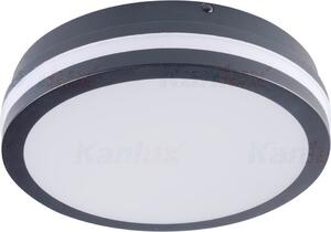 Kanlux | Lampada Da Soffitto LED BENO 18W - Grafite - Con Sensore Di Movimento - IP54 Impermeabile - 4000K