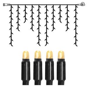 Sistema 24 'Catena luminosa a ghiacciolo LED 2x1m' bianco caldo, IP44