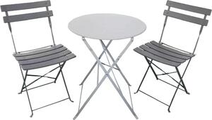 Set da bistrot 3 pezzi Cavo Grigio