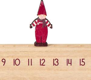 Calendario dell'Avvento IB Laursen "WICHTELMÄNNCHEN" 50 cm - Decorazione natalizia