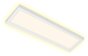 Lampada da soffitto a LED con effetto retroilluminazione 22 W bianca in plastica Briloner