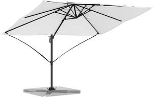 Ombrellone Sabbia 351 x 250 x 260 cm Poliestere e Alluminio