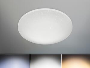 Lampada da soffitto a LED dimmerabile con telecomando e effetto cielo stellato per bagno, IP44