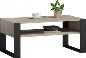 Tavolino KAJA sonoma nero loft retrò
