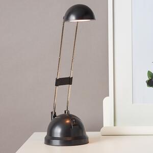 Lampada da tavolo a LED con luce bianca calda, lampada da tavolo orientabile